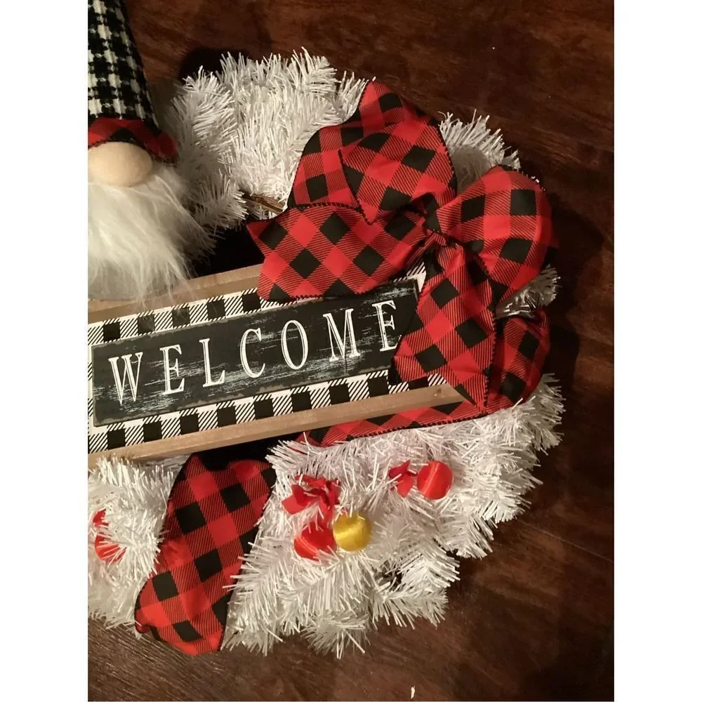 Handcrafted Gnome Wreath New